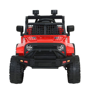 Rigo Kids Ride On Car Electric 12V Toys Jeep Battery Remote Control Red