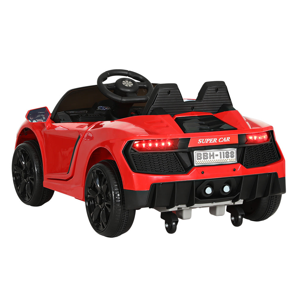 Rigo Kids Ride On Car Outdoor Electric Toys Battery Remote Control Mp3 12V Red