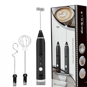 Rechargeable Electric Milk Frother Automatic Kitchen Juice Food Mixer Cream Egg Beater Blender