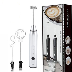 Rechargeable Electric Milk Frother Automatic Kitchen Juice Food Mixer Cream Egg Beater Blender