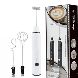 Rechargeable Electric Milk Frother Automatic Kitchen Juice Food Mixer Cream Egg Beater Blender