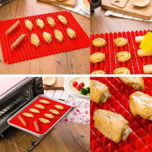 Redbakeware Pan Nonstick Siliconemoulds Cooking Mat Oven Baking Tray Sheet Kitchen Tools