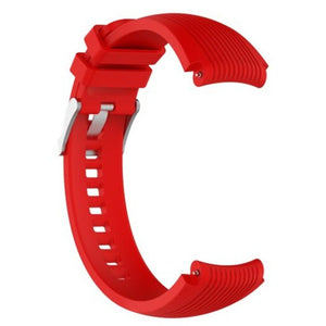 Replacement Silicone Bracelet Strap Watch Band For Samsung Galaxy 46Mm Red