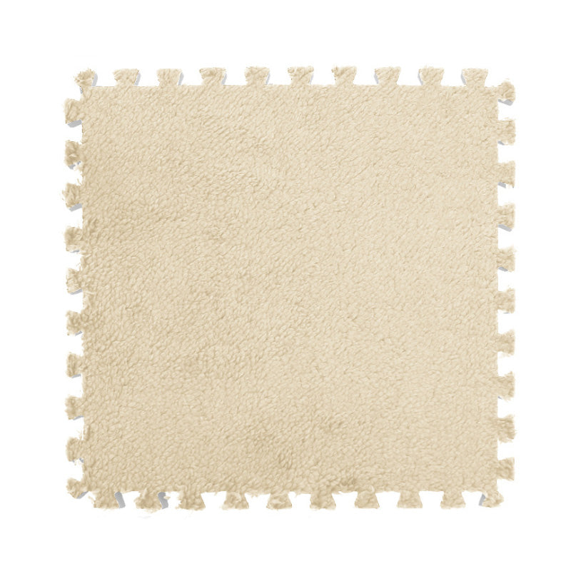 Splicing Mat Khaki 30X30 Centimetre 24 Pieces Modern Foam Floor