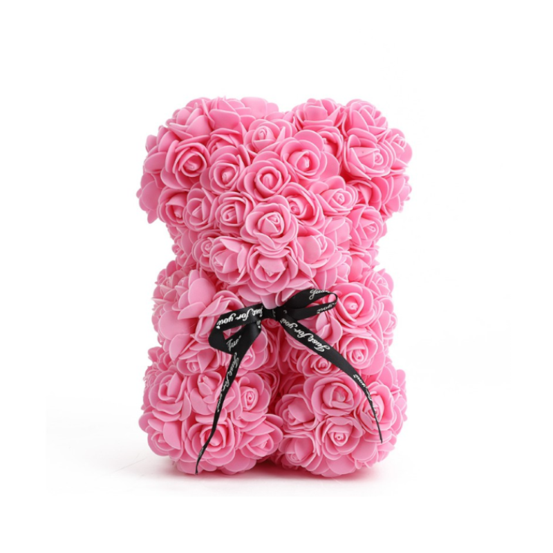 Rose Flower Teddy Bear