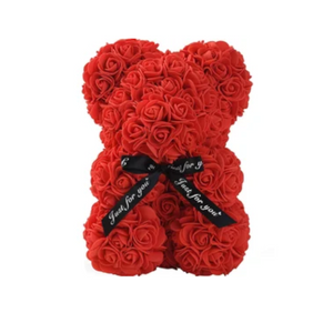 Rose Flower Teddy Bear