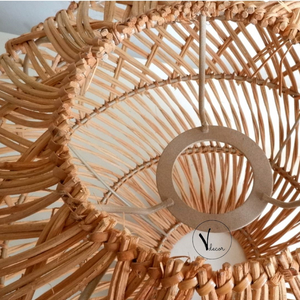 Round Rattan Pendant Light