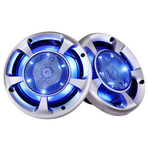 Giantz Set Of 2 6.5Inch Led Light Car Speakers