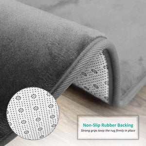 Bath Mat Wine Red Non Slip Rug Set Bathroom Absorbent Washable Carpet Accessories