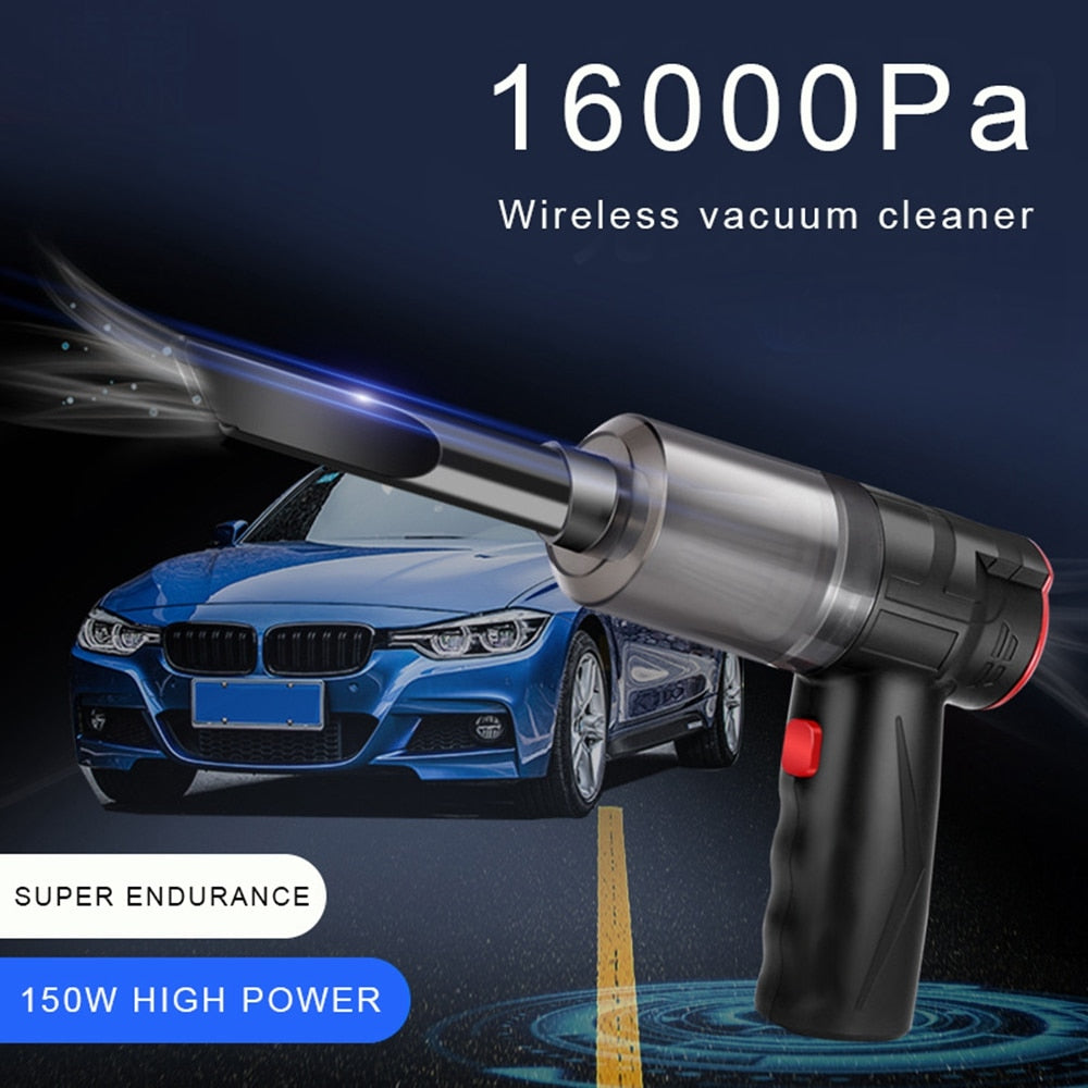 Wireless Car Vacuum Cleaner Blowable Handheld Auto Home And Dual Use