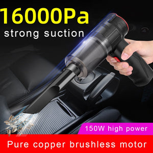 Wireless Car Vacuum Cleaner Blowable Handheld Auto Home And Dual Use