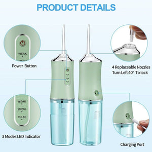 220Ml Rechargeable 3 Modes Oral Irrigator Water Flosser