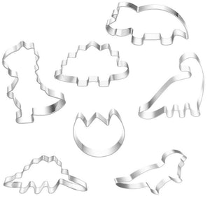 7Pcsset Stainless Steel Dinosaur Cookie Cutters Baking Tools