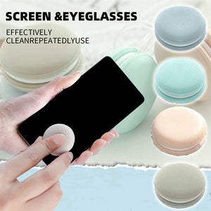 Candy Colour Macaron Shape Sunglasses Reading Glasses Phone Wipes Cloth Cleaning Tools