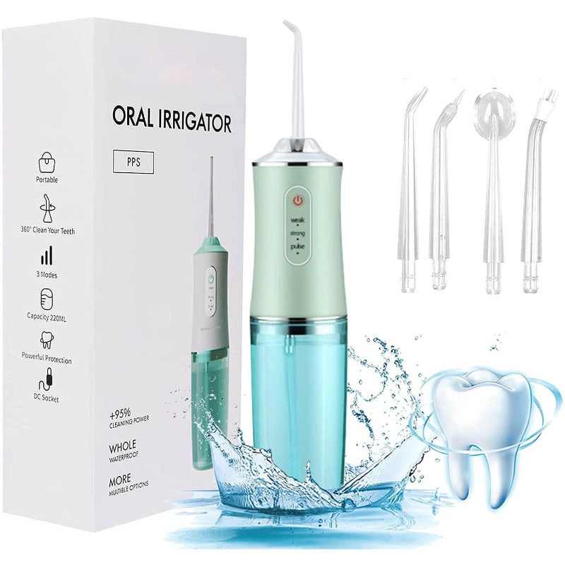 220Ml Rechargeable 3 Modes Oral Irrigator Water Flosser