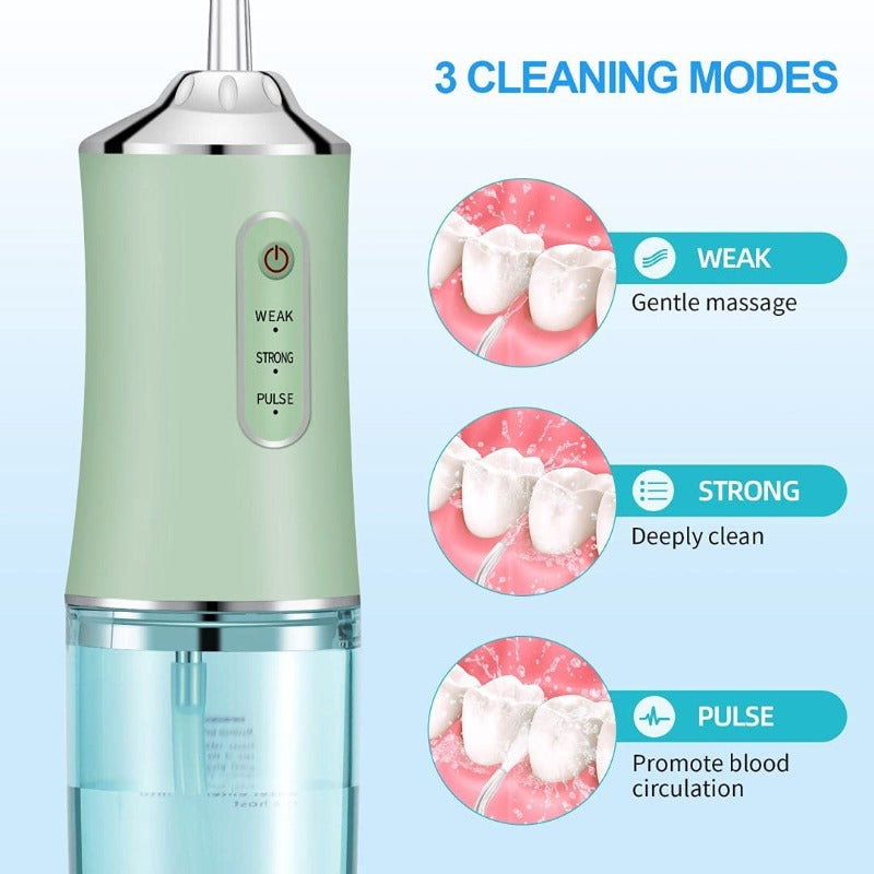 220Ml Rechargeable 3 Modes Oral Irrigator Water Flosser