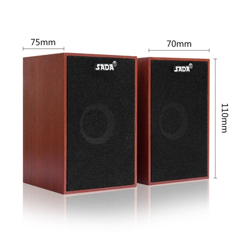 Sada V 160 Usb Wired Wooden Combination Speakers