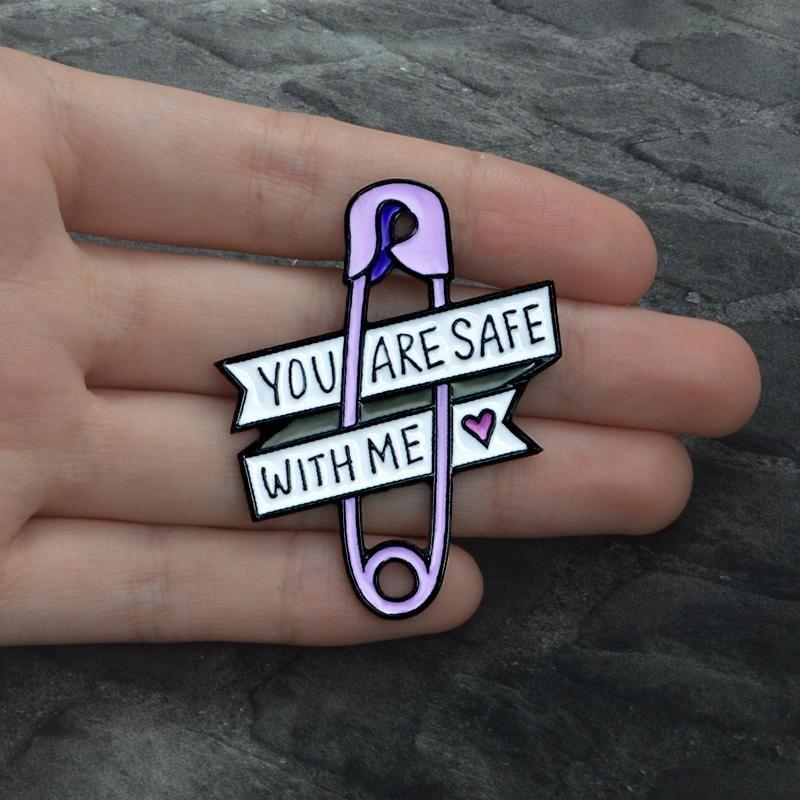 Safe Me Pin Women Brooch Jewellery