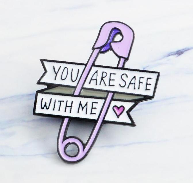 Safe Me Pin Women Brooch Jewellery