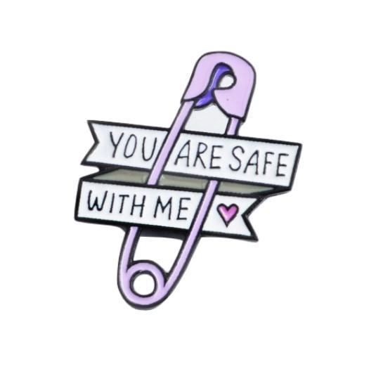 Safe Me Pin Women Brooch Jewellery