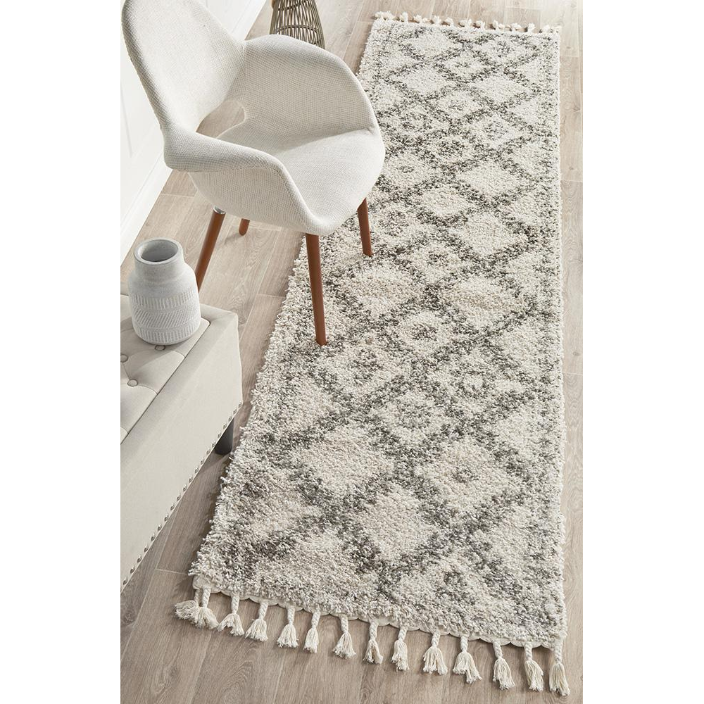 Saffron 33 Grey Runner By Rug Culture