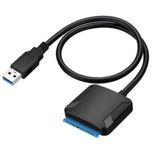 Sata To Usb 3.0 2.5 / 3.5 Inch Hdd Ssd Hard Drive Converter Cable Line Adapter Black