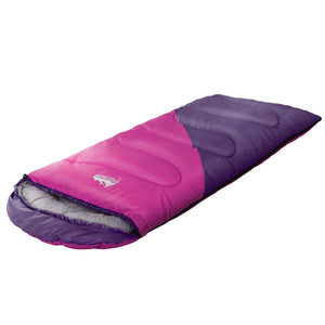 Weisshorn Sleeping Bag Bags Kid 172Cm Camping Hiking Thermal Pink