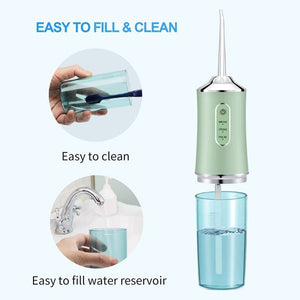 220Ml Rechargeable 3 Modes Oral Irrigator Water Flosser