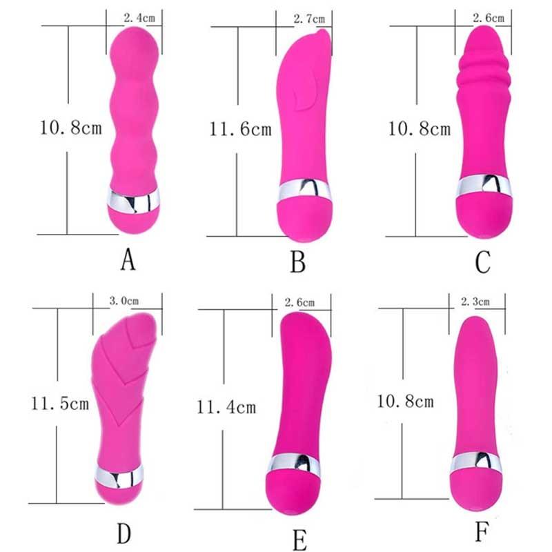 Pink Mini Bullet Vibrator Silicone G-Spot Anal Stimulation