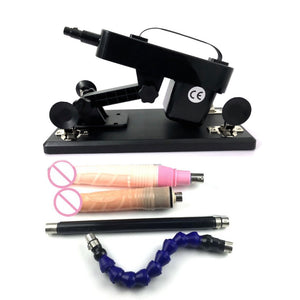 A2 Automatic Sex Machine With Vibrating Vibrator Dildo Extender Rods