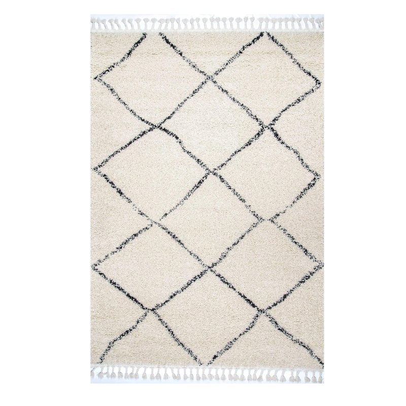 Shag Plush Lifestyle Diamond Rug 160 X 230 Cm