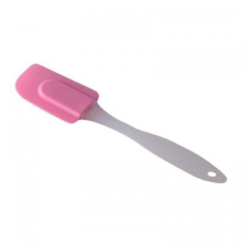 Silicone Handle Baking Cake Cream Scraper Red