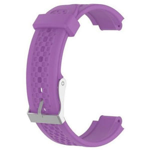 Silicone Replacement Strap For Garmin Forerunner 25 Women Purple