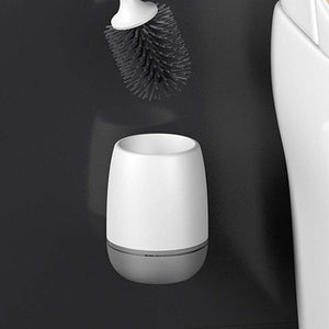 Toilet Brushes Holders Silicone With Set Bathroom Cleaning Bowl