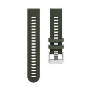 Watch Strap Garmin Forerunner 245/245M/Vivoactive3 Soft Silicone Band Army Green