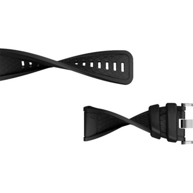 Silicone Watch Strap For Garmin Fenix / 2 Band Width 26Mm Black