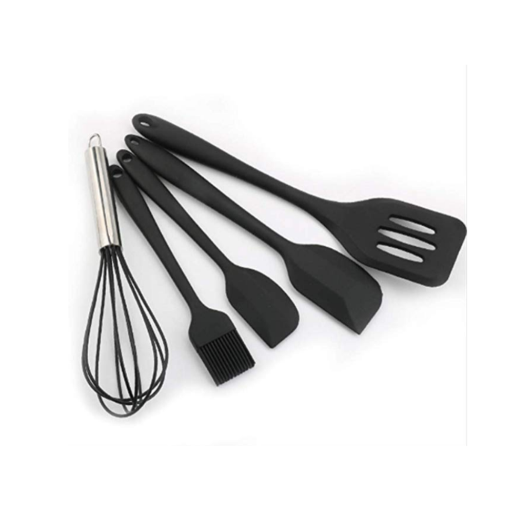 Silicone Kitchenware Set Of 5 Sets Heat Resistant Utensils