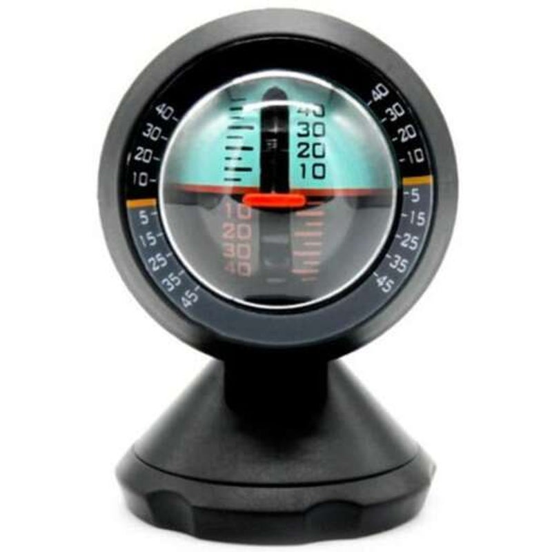 Simple Car Vehicle Slope Meter Black