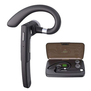 Headphones Single Ear Comfortable Bluetooth 5.0 Wireless Headset With Led Digital Display