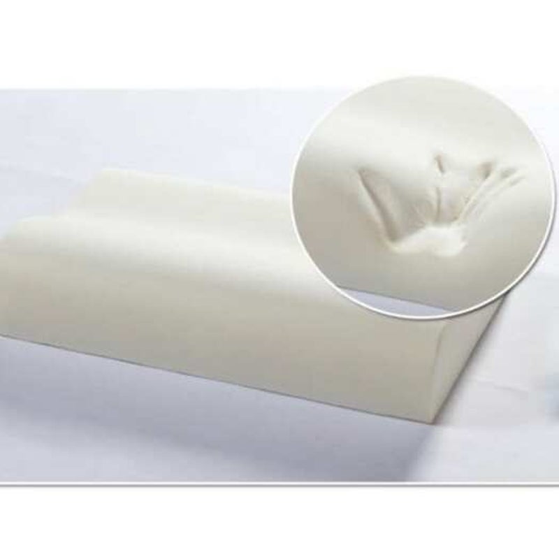 Sleeping Bamboo Memory Foam Orthopedic Pillow Pillows Oreiller Beige 50X30x7cm