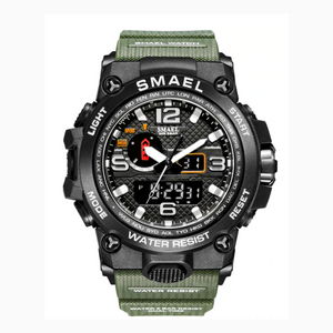 Men's Sports Outdoor Waterproof Watch Army Green