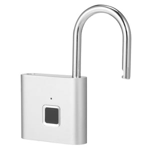 Smart Fingerprint Padlock Lock Blue