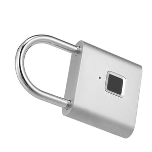 Smart Fingerprint Padlock Lock Blue