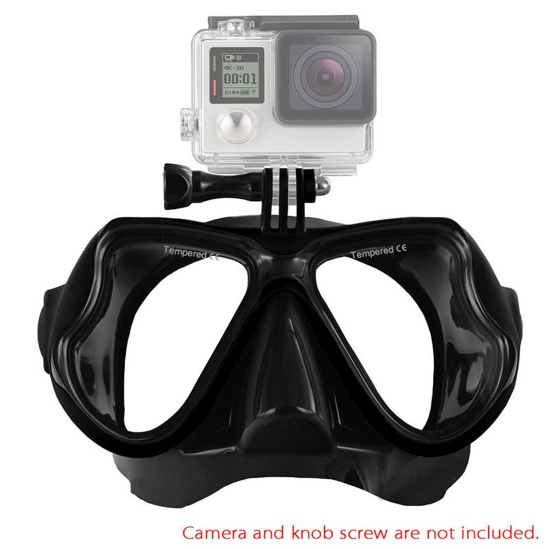 Snorkelling Scuba Diving Mask Goggles Swimming Face With Bracket Mount For Gopro Hero 4 3 2 1 Sj4000 Sj5000 Dazzne P2 Xi