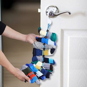 Sock Storage Rope For Machine Washing 2Pcs Blue