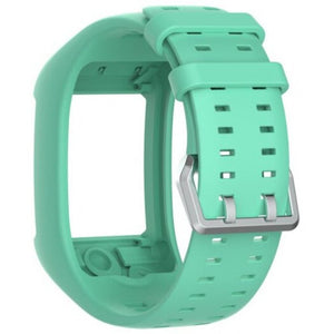 Soft Silicone Rubber Watch Band Wrist Strap For Polar M600 Fitness Medium Turquoise