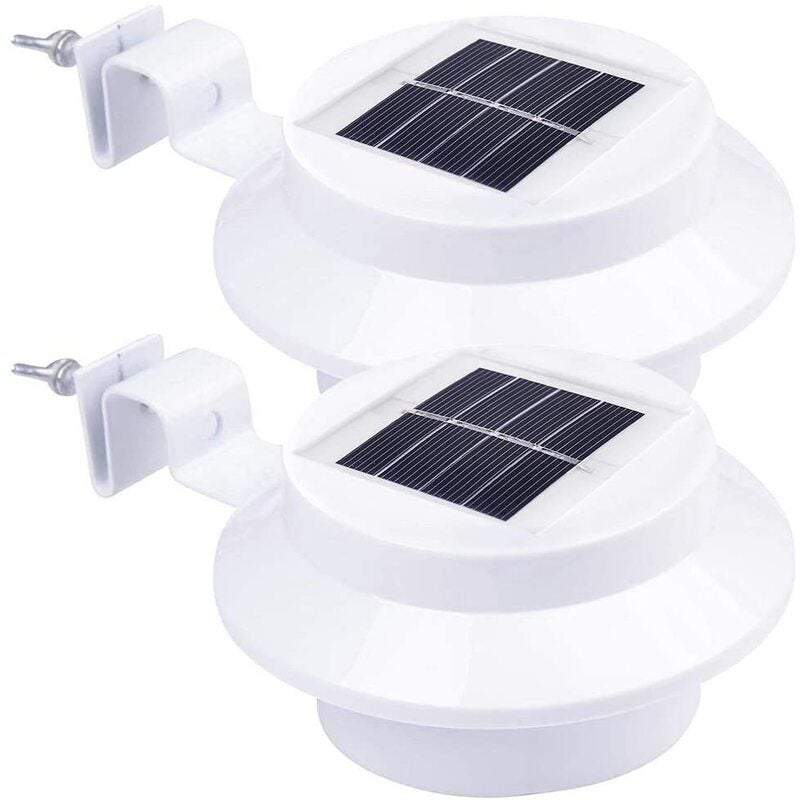 Outdoor Lamps Solar Powered Led Lights Gutter Fence For Gardenm Pathway