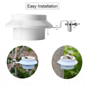 Outdoor Lamps Solar Powered Led Lights Gutter Fence For Gardenm Pathway