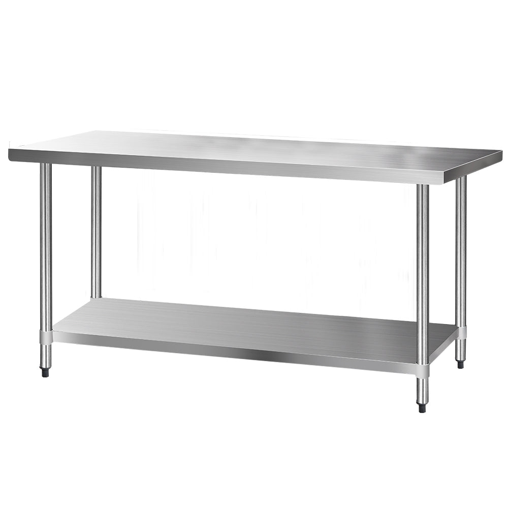 Cefito 1829 X 762Mm Commercial Stainless Steel Kitchen Bench