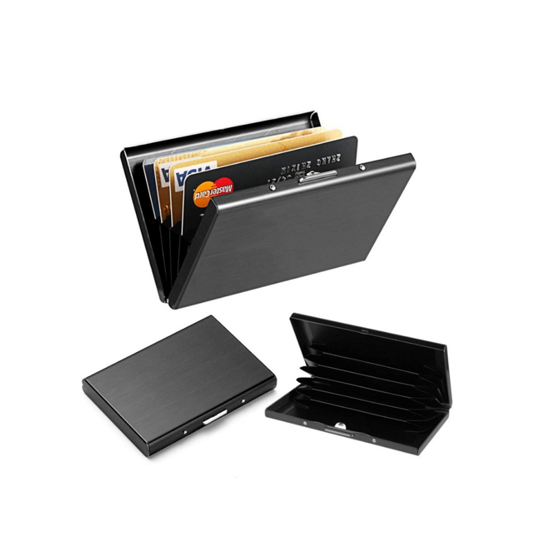 Stainless Steel Card Case Unisex Credit Package Business Holder